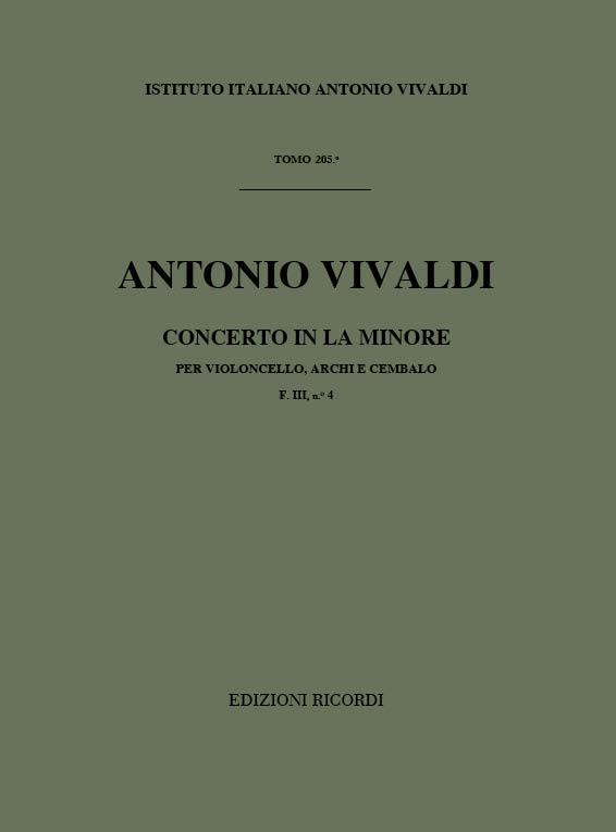 Concerto In La Min. RV 422